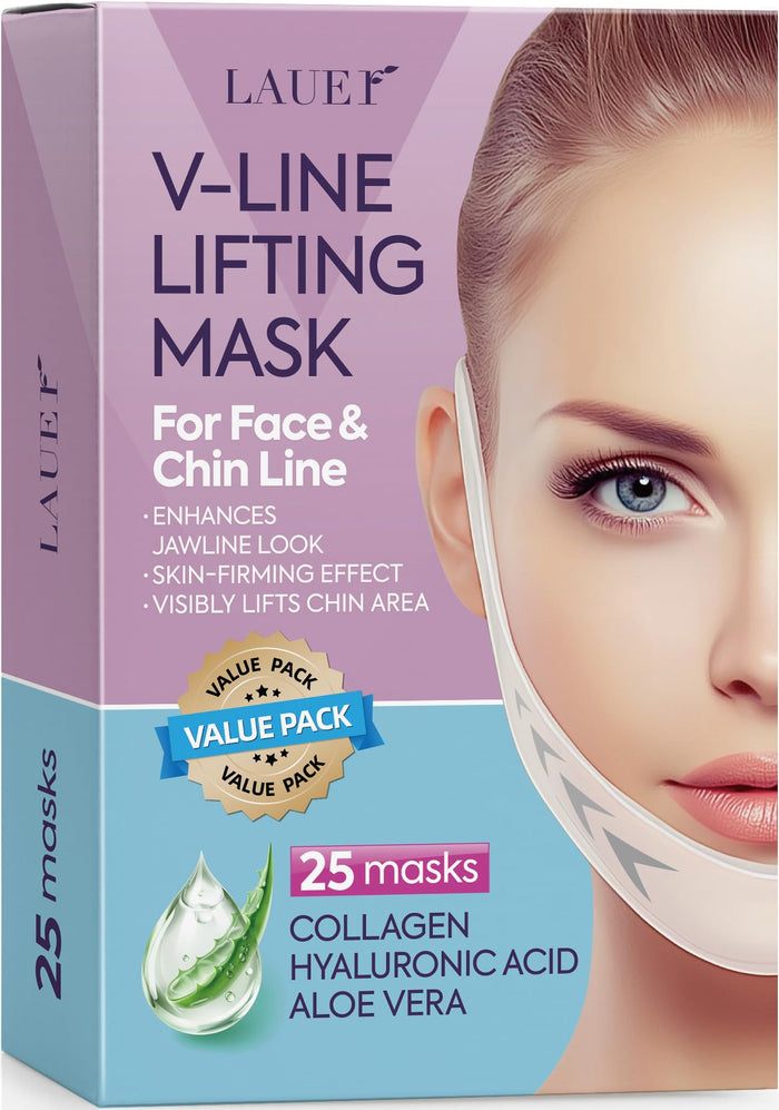 V-Shaped Hydrogel Chin Mask with Collagen for Hydrating & Firming Skin