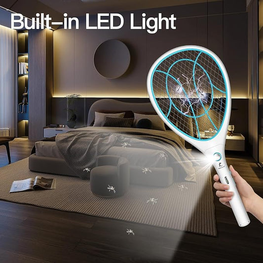 2-in-1 Electric Mosquito Killer Lamp, UV Mosquito Trap, USB Rechargeable
