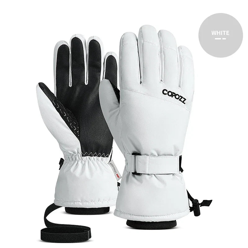 Men’s & Women’s Waterproof Ski Gloves, Warm Windproof Winter Snow Gloves