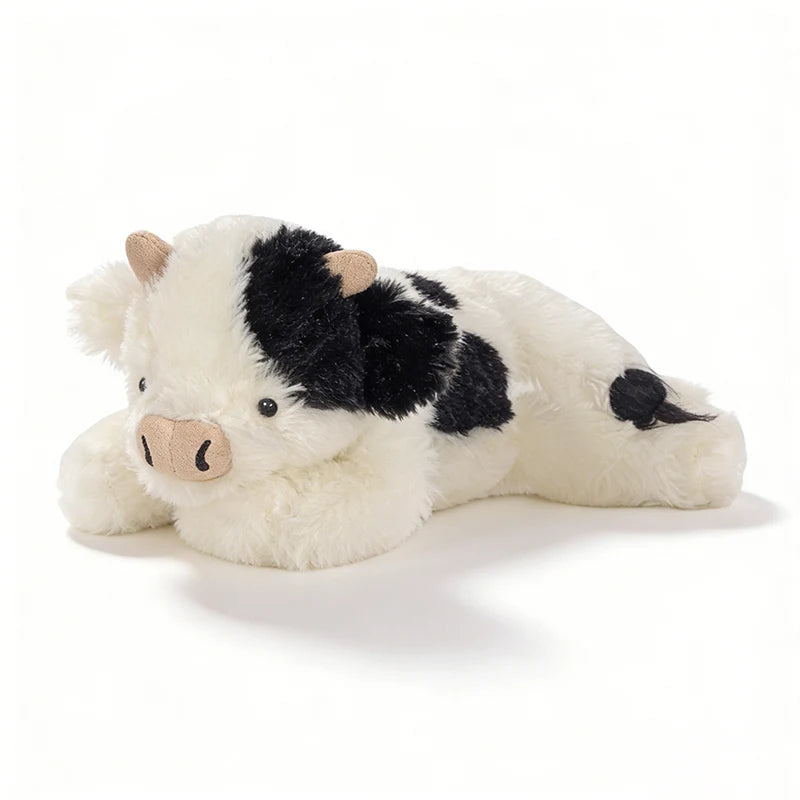Fluffy Cow Plush Toy 34cm Soft Stuffed Animal