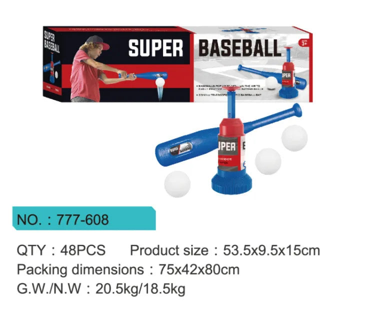 Kids Baseball Pitching Machine Toy Set â Automatic Ball Launcher for Outdoor Play