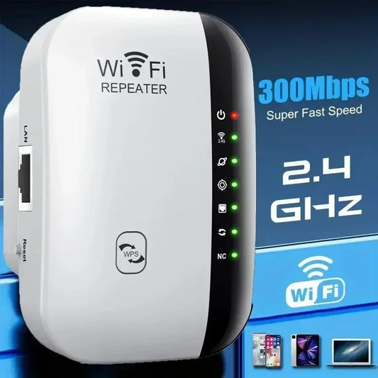 300Mbps WiFi Repeater, Wireless WiFi Range Extender, 802.11N Signal Booster