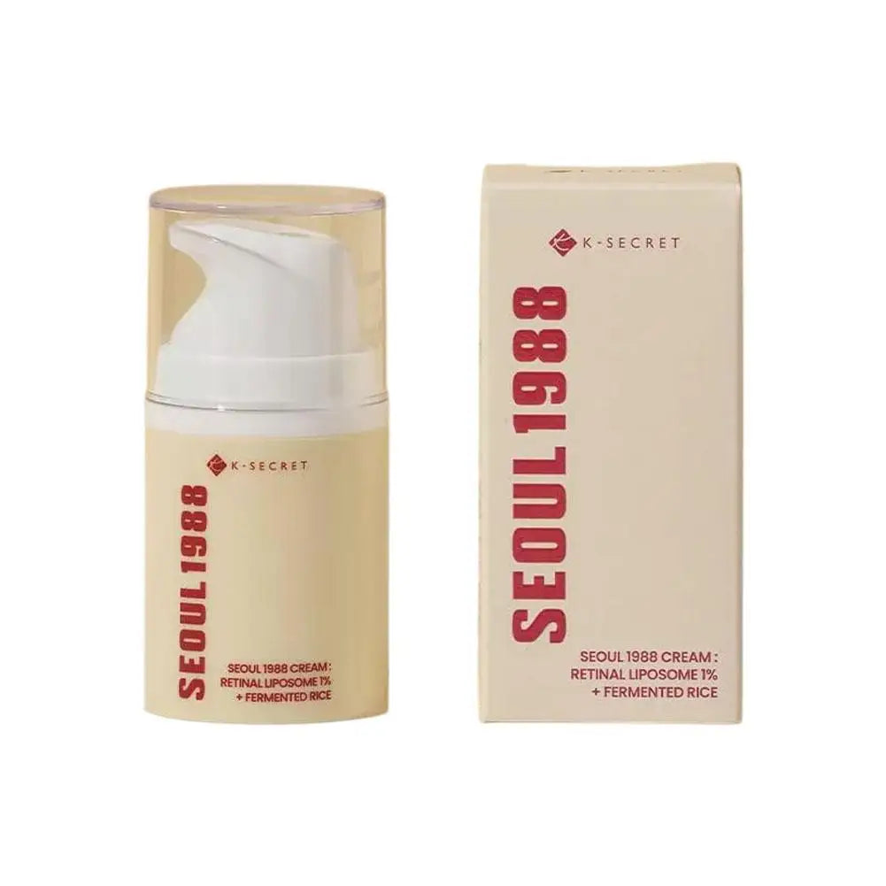 Seoul 1988 Retinol Liposome Facial Care Cream Rice Exfoliating Moisturizing Cream Snail Mucin Cream Nicotinamide Face Skin Care