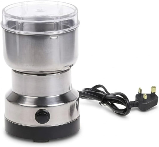 Stainless Steel Electric Grinder, Coffee Bean, Spice & Herb Grinder