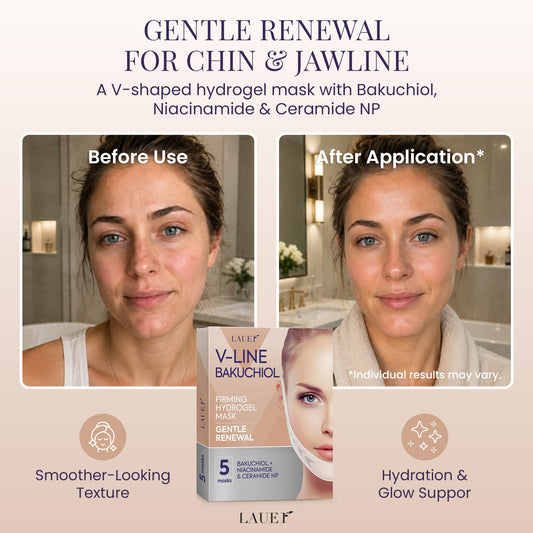 V-Shaped Hydrogel Chin Mask with Collagen for Hydrating & Firming Skin