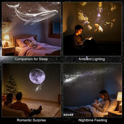 USB Starry Sky Galaxy Projector Night Light