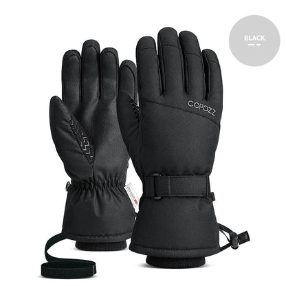 Men’s & Women’s Waterproof Ski Gloves, Warm Windproof Winter Snow Gloves