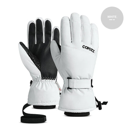 Men’s & Women’s Waterproof Ski Gloves, Warm Windproof Winter Snow Gloves