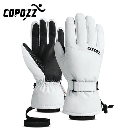 Men’s & Women’s Waterproof Ski Gloves, Warm Windproof Winter Snow Gloves
