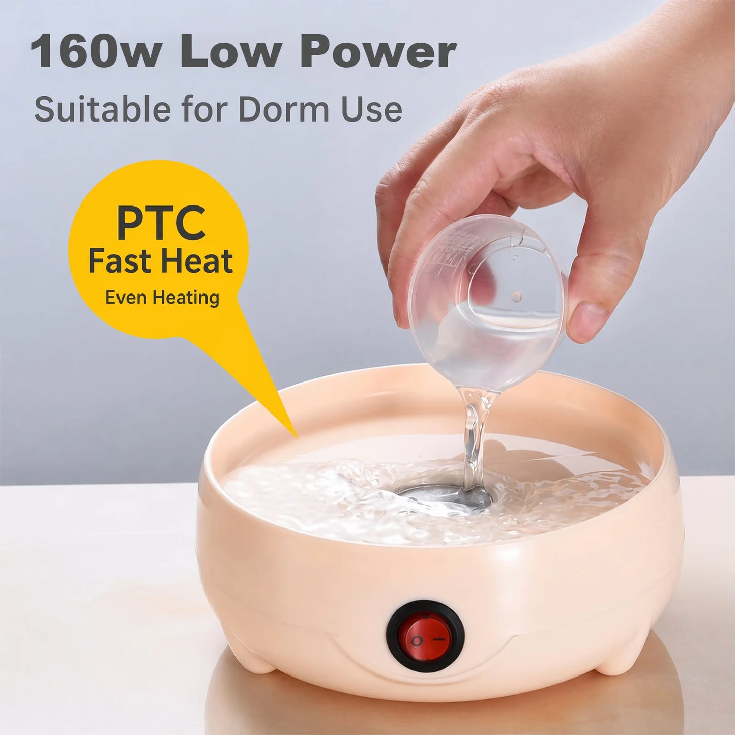 160W 220V Multifunctional Electric Egg Boiler 6Eggs/Layer Hard Boiled Egg Poacher Smart Breakfast Machine for Home Kitchen Use