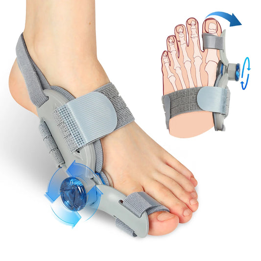 Adjustable Bunion Corrector Foot Brace | Rotatable Toe Separator & Hallux Valgus Support for Toes
