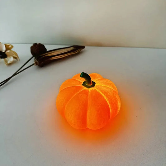 Pumpkin Lantern Night Light with Soft Ambient Glow for Bedroom & Dorm Decor