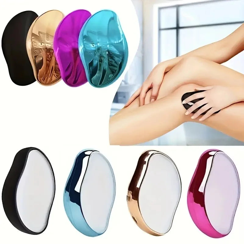 1/2/3pc Crystal Hair Eraser Gentle Painless Manual Epilator Reusable Nano Glass Hair Remover Exfoliation Body Legs Beauty Tools