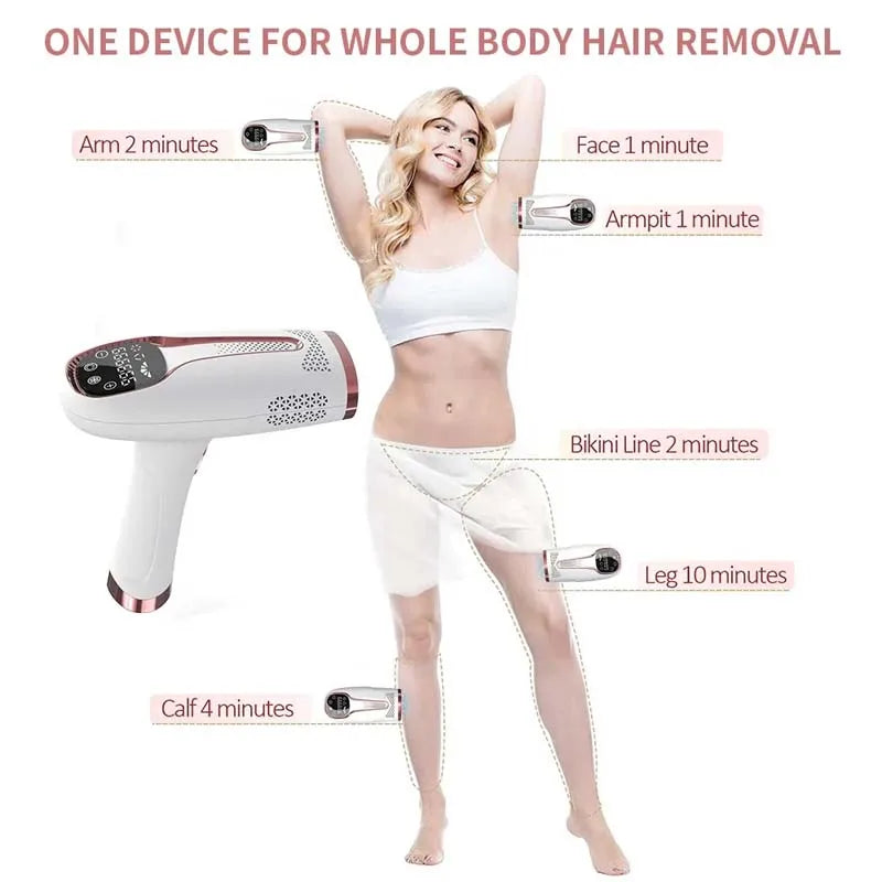 Body Bikini IPL Flashes Depilator Pulses Permanent Laser Epilator Painless For Women Hair Removal Home Use Devices