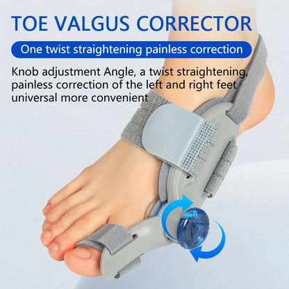 Adjustable Bunion Corrector Foot Brace | Rotatable Toe Separator & Hallux Valgus Support for Toes