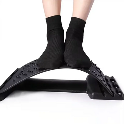 Adjustable Back Stretcher Support Board | Multi-Level Back Stretching Device for Upper & Lower Back