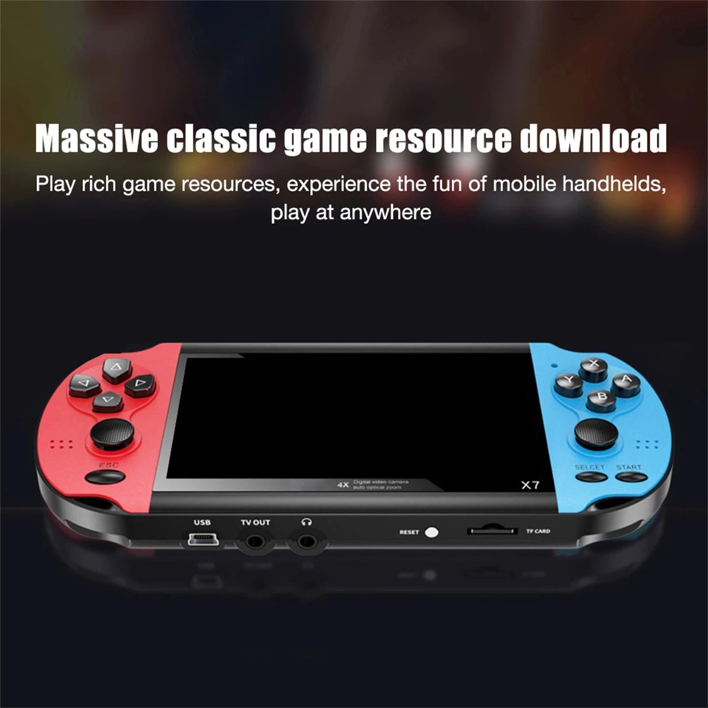 Handheld Portable Mini Retro Video TV Hand Game Console Player Arcade Machine for Kids Gaming Videogame Emulator Box Retrogaming