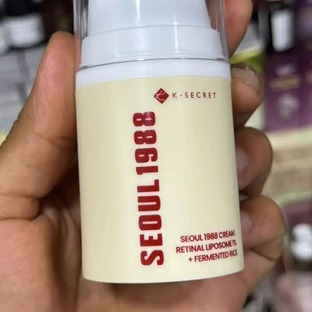 Seoul 1988 Retinol Liposome Facial Care Cream Rice Exfoliating Moisturizing Cream Snail Mucin Cream Nicotinamide Face Skin Care