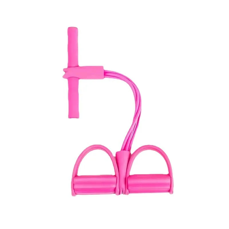 Fitness Gum 4 Tube Resistance Bands Latex Pedal Exerciser Sit-up Pull Rope Expander Elastic Bands Yoga Equipment Pilates Workout