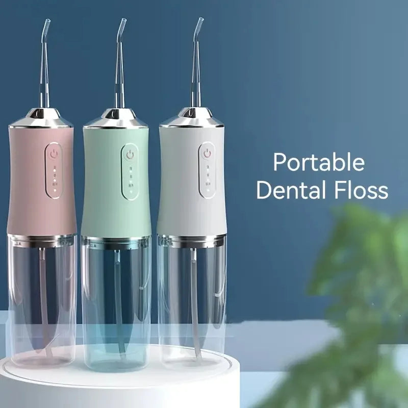 Electric Oral irrigator Portable Tooth Cleaner Interdental Flushing Machine Water Jet Floss Tooth USB Dental Water Flosser