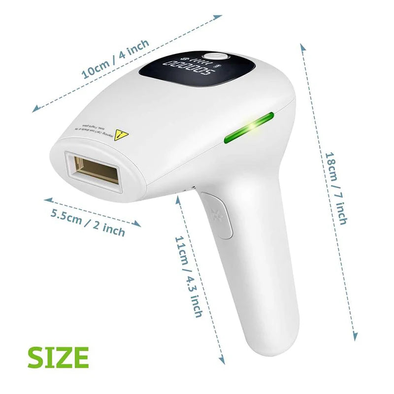 Professional IPL Hair Remover, Household Full‑Body Epilator Suitable for Women Daily Body Hair Removal