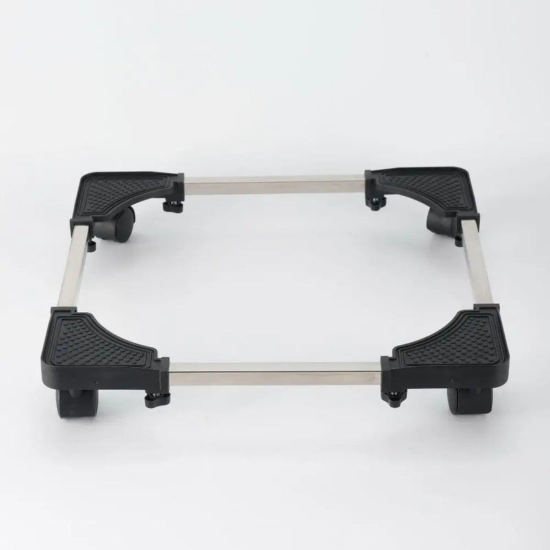 Adjustable Universal Wheel Mobile Rack 4 Locking Wheels Retractable Washing Machine Holder Strong Load-bearing Non-slip