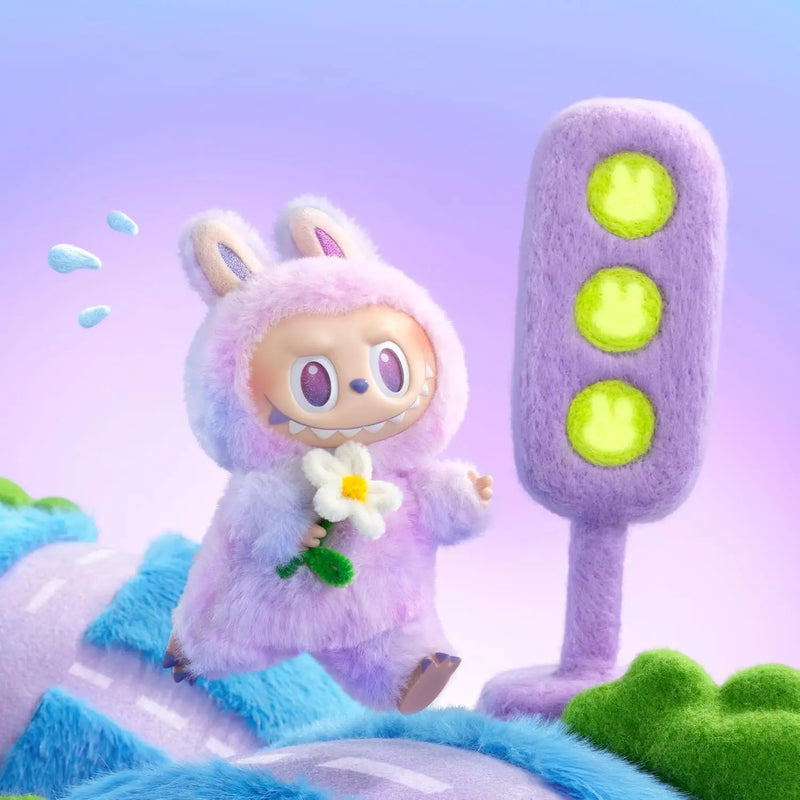 Genuine Labubu THE MONSTERS 3.0 Big into Energy Plush Doll - Pop Mart Official Blind Box Soft Collectible Toys