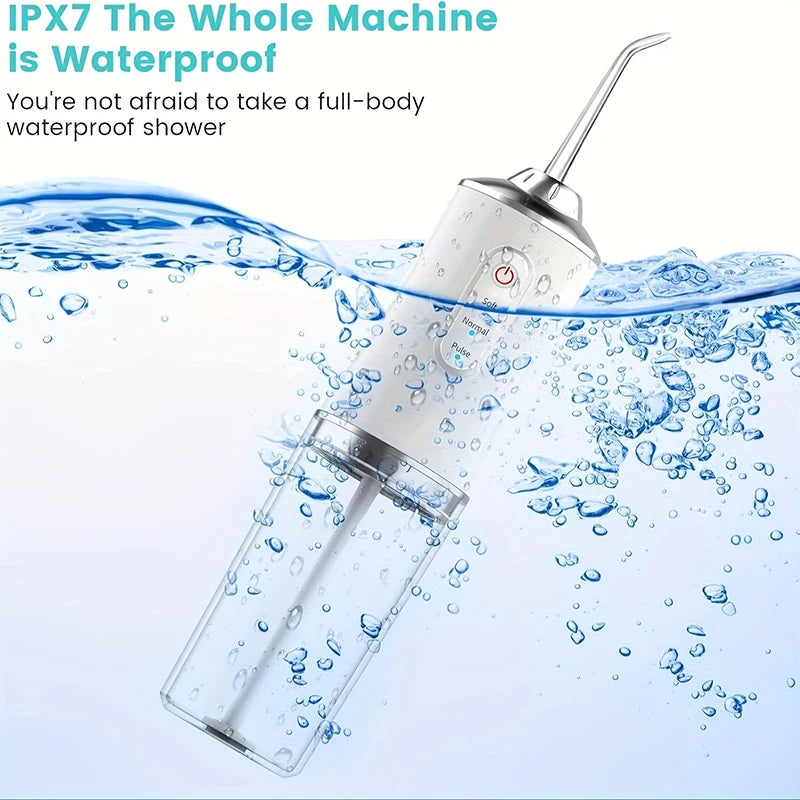 Electric Oral irrigator Portable Tooth Cleaner Interdental Flushing Machine Water Jet Floss Tooth USB Dental Water Flosser