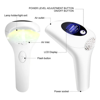 IPL Hair Removal Device | Full Body Electric IPL Epilator for Women