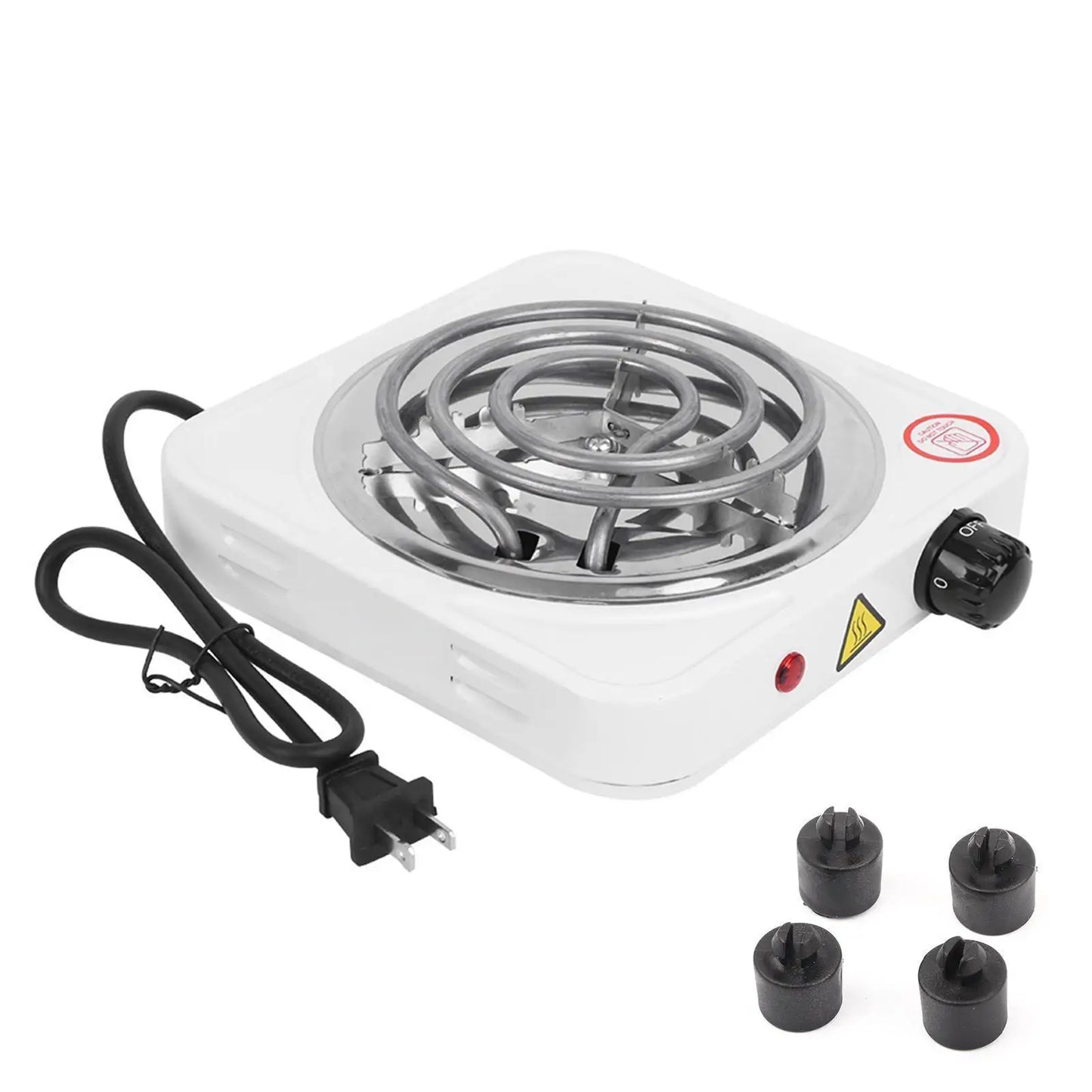 110V 1000W Stainless Steel Portable Single Tube Electric Stove Home Electric Stove Electric  Electric Heater Stove US Plug