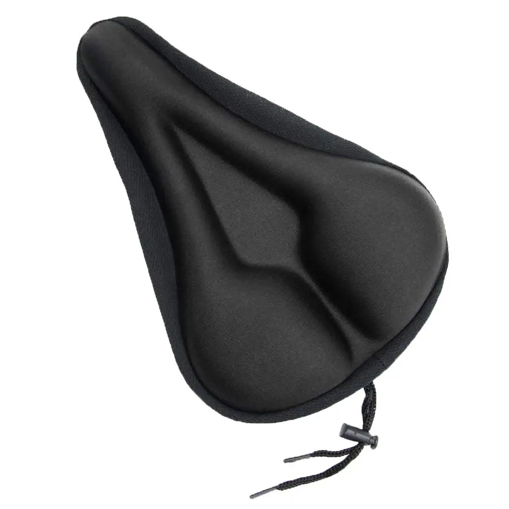 DOMEN Bicycle 3D Sponge Soft Saddle Seat Cover Bike Seat Cover Silicone Soft Pad Bike Seat Breathable Cushion Bike Accessories