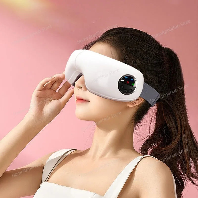 Home Use Smart Eye Massager  Rechargeable Heated Eye Care Device with Airbag Vibration massage vibrators migraine face massagers