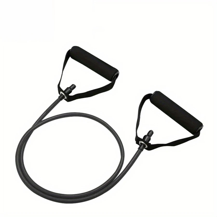1pc 4-Resistance Levels Handle-Style Resistance Bands for Home Strength Training Yoga Pilates Full Body Durable Premium