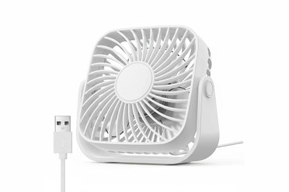 Portable USB Air Cooler Fan – Quiet 3-Speed Personal Desk Cooler
