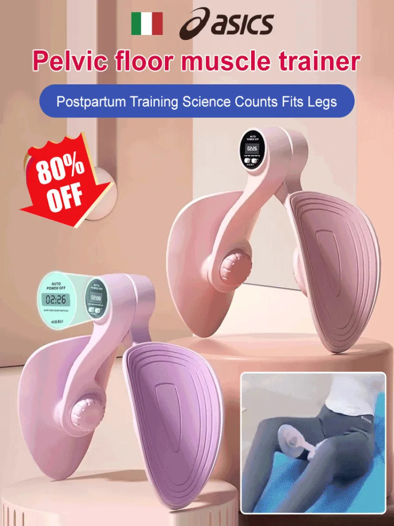 1 Pc Pelvic Floor Muscle Trainer, Multifunctional Thigh Exerciser, For Postpartum Recovery, Body Shaping, Leg & Butt Training