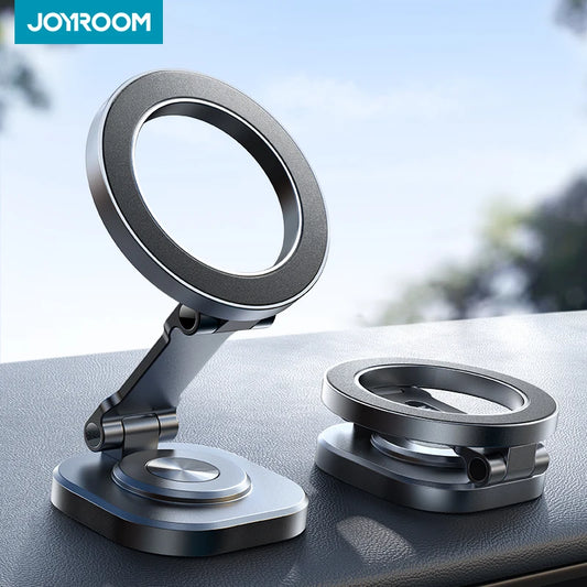 JOYROOM Magnetic Car Phone Holder, 360° Rotation Foldable Phone Mount