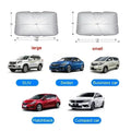 Car Windshield Sun Shade Umbrella,UV Rays Protector & Heat Block Reflector Retractable Front Window Sun Shades Umbrella Shield
