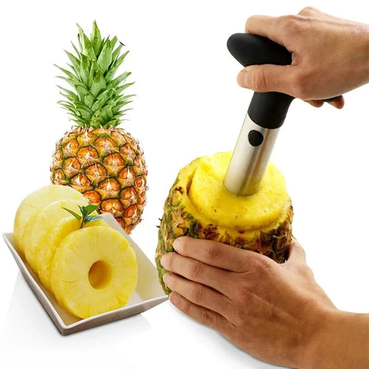 Stainless Steel Pineapple Corer & Slicer, Pineapple Peeler Fruit Cutter