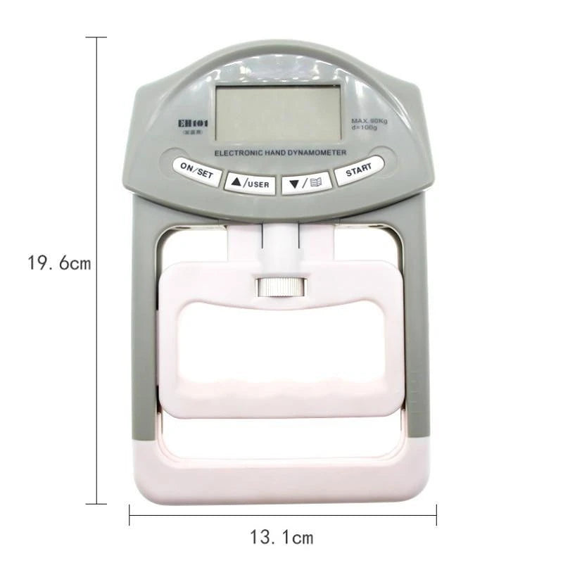 Digital Electronic Hand Dynamometer 90kg/200lbs Counting Gripper Hand Grips Strengthener Measurement Meter Auto Capturing Power