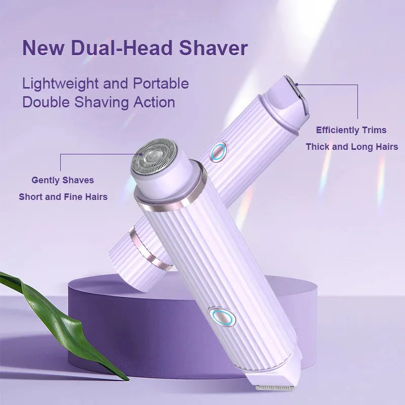 2 in 1 IPX7 Bikini Trimer Shaver Women