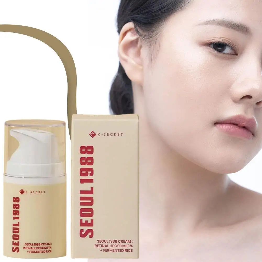 Seoul 1988 Retinol Liposome Facial Care Cream Rice Exfoliating Moisturizing Cream Snail Mucin Cream Nicotinamide Face Skin Care