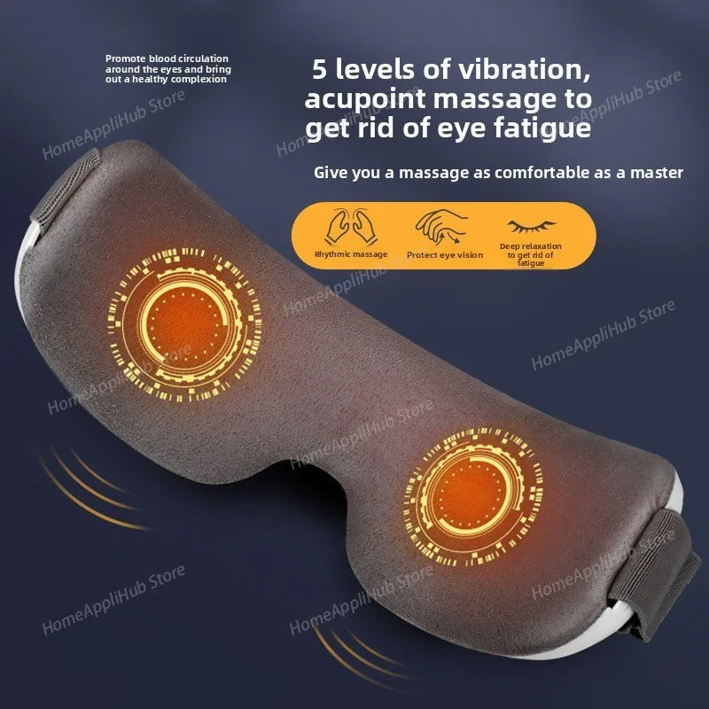 Home Use Smart Eye Massager  Rechargeable Heated Eye Care Device with Airbag Vibration massage vibrators migraine face massagers
