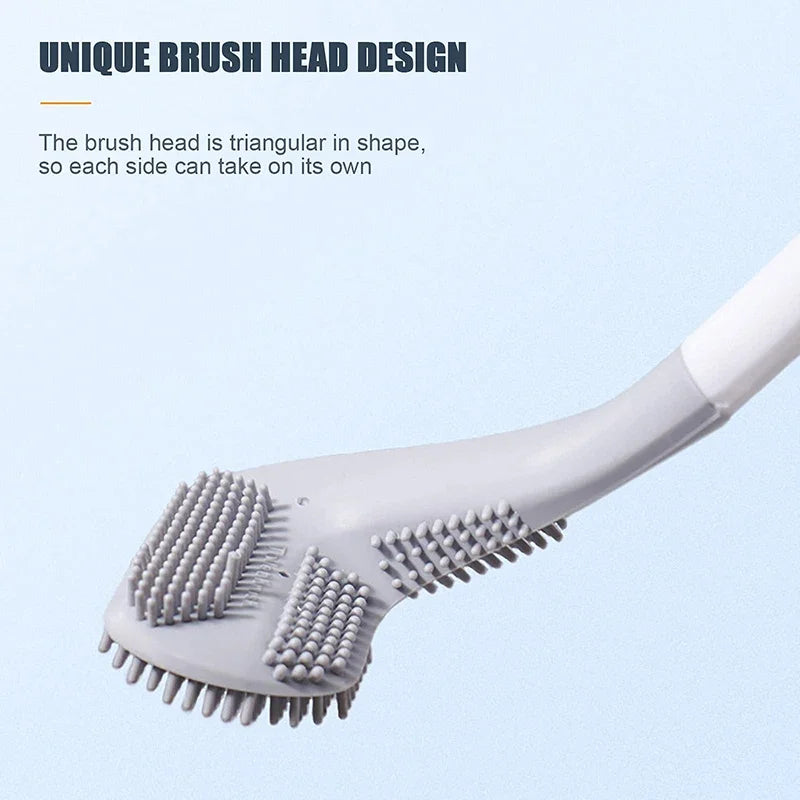 Silicone Bristle Golf Toilet Brush for Bathroom Storage and Organization Bathroom Cleaning Tool WC Accessories Toilet Brush