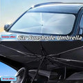 Car Windshield Sun Shade Umbrella,UV Rays Protector & Heat Block Reflector Retractable Front Window Sun Shades Umbrella Shield
