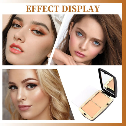 Kiss Beauty Milk Tea Setting Powder, Pore Minimizing, Waterproof, Oil Control, Natural Matte Finish, Long Lasting Face Makeup