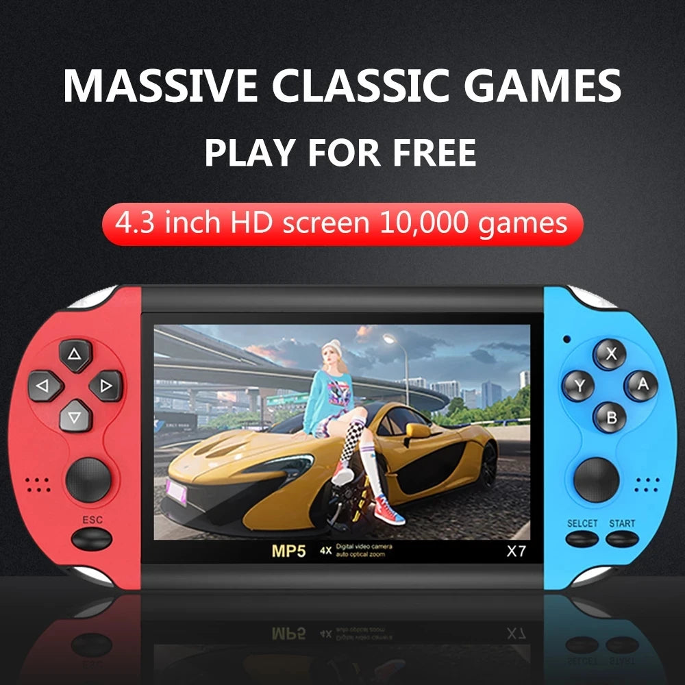 Handheld Portable Mini Retro Video TV Hand Game Console Player Arcade Machine for Kids Gaming Videogame Emulator Box Retrogaming