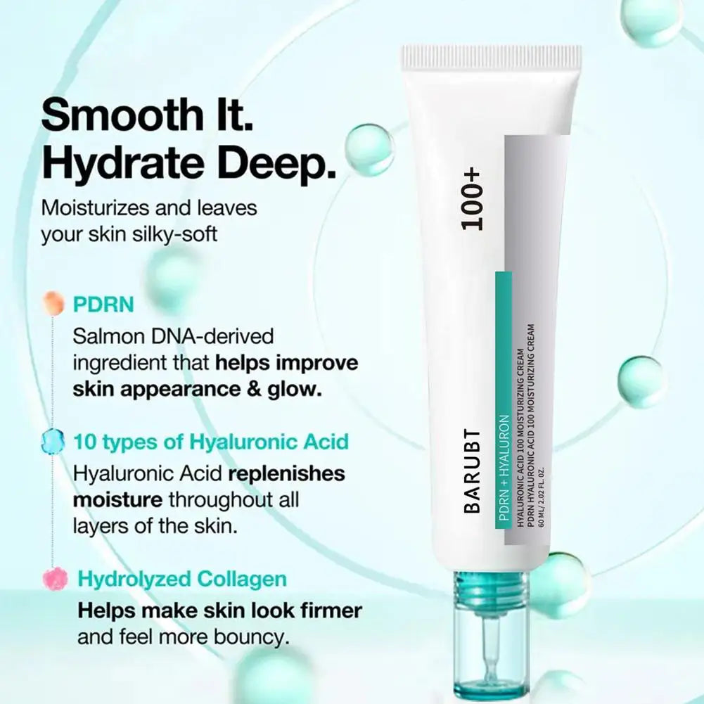 PDRN Hyaluronic Acid Moisturizing Cream – Firming & Soothing Facial Moisturizer 60ml