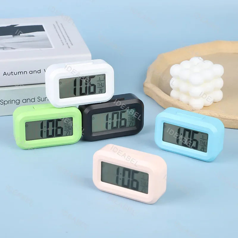 Electronic Alarm Clock Elderly Student Luminous Clock Silent Large Characters Creative Children Smart Home Bedside Alarm Clock