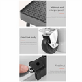 Adjustable Universal Wheel Mobile Rack 4 Locking Wheels Retractable Washing Machine Holder Strong Load-bearing Non-slip