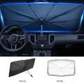 Car Windshield Sun Shade Umbrella,UV Rays Protector & Heat Block Reflector Retractable Front Window Sun Shades Umbrella Shield